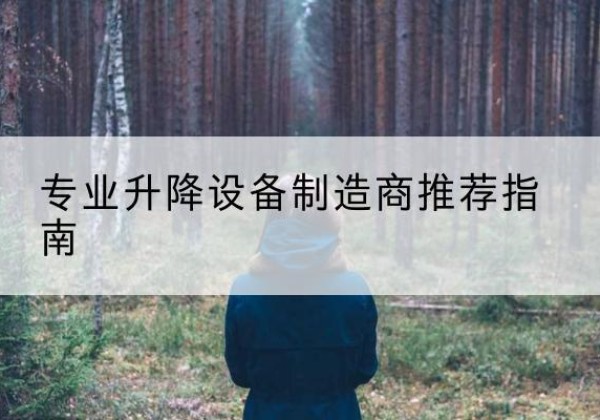 渝北区电动剪叉升降平台厂家-专业升降设备制造商推荐指南